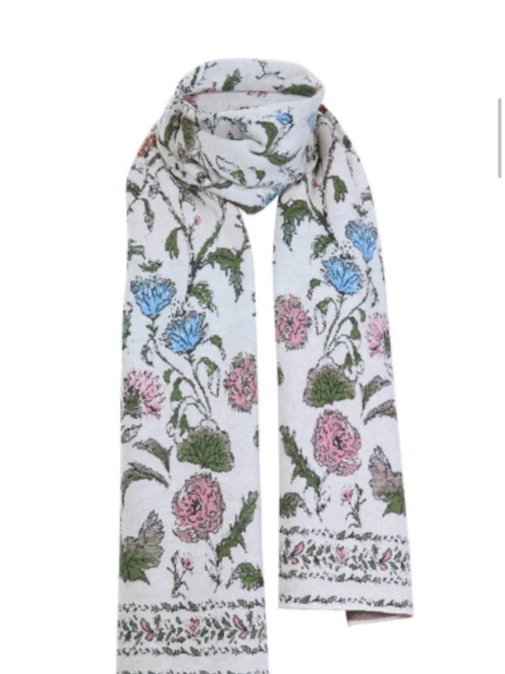 IVKO Travel Floral Scarf; Retails $164 New! - Picture 2 of 8